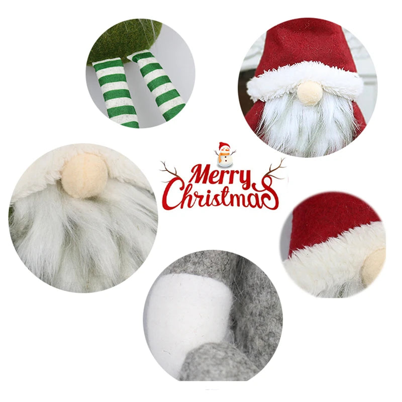 Małe Śmieszne Domowe Gnomy Pod Choinkę - Niesamowite Ozdoby Na Święta