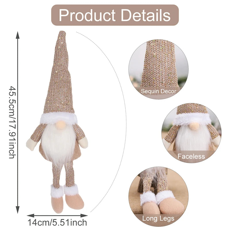 Małe Śmieszne Domowe Gnomy Pod Choinkę - Niesamowite Ozdoby Na Święta
