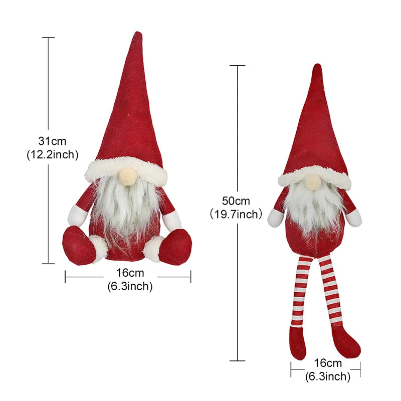 Małe Śmieszne Domowe Gnomy Pod Choinkę - Niesamowite Ozdoby Na Święta