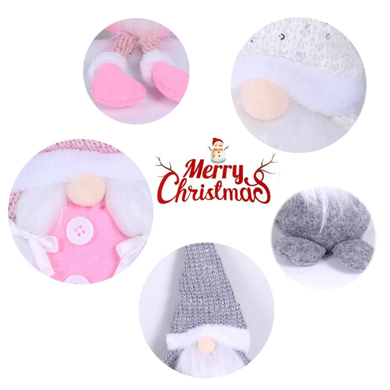 Małe Śmieszne Domowe Gnomy Pod Choinkę - Niesamowite Ozdoby Na Święta