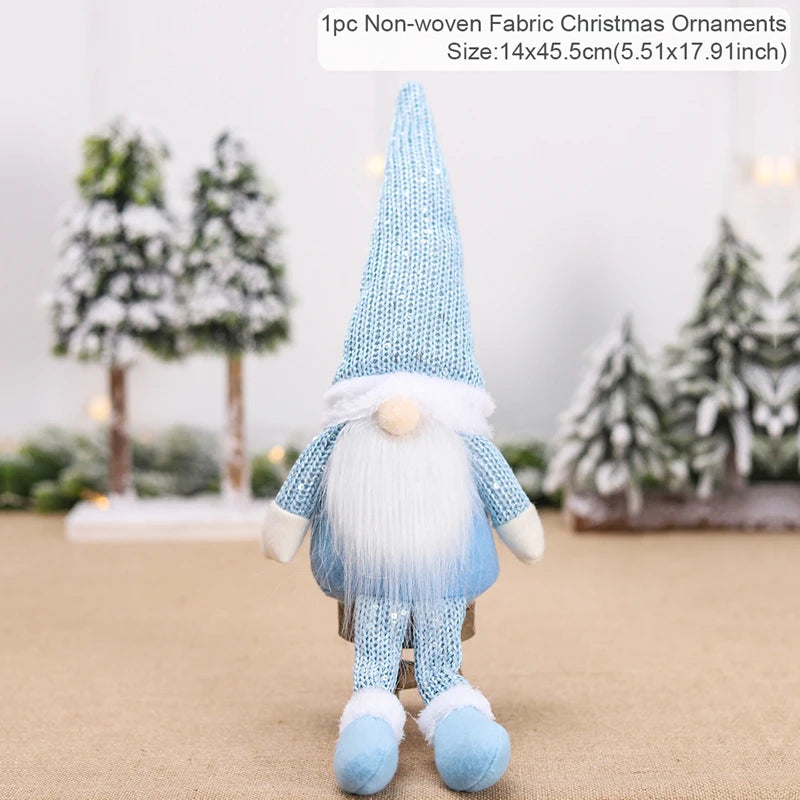 Małe Śmieszne Domowe Gnomy Pod Choinkę - Niesamowite Ozdoby Na Święta